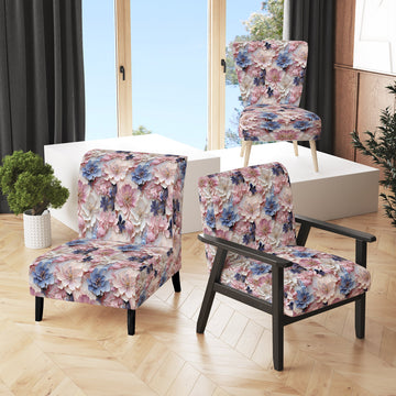 Romantic Blossoms Floral Pattern - Cottage Arm Chair